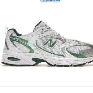 New Balance 530 White Nightwatch Green